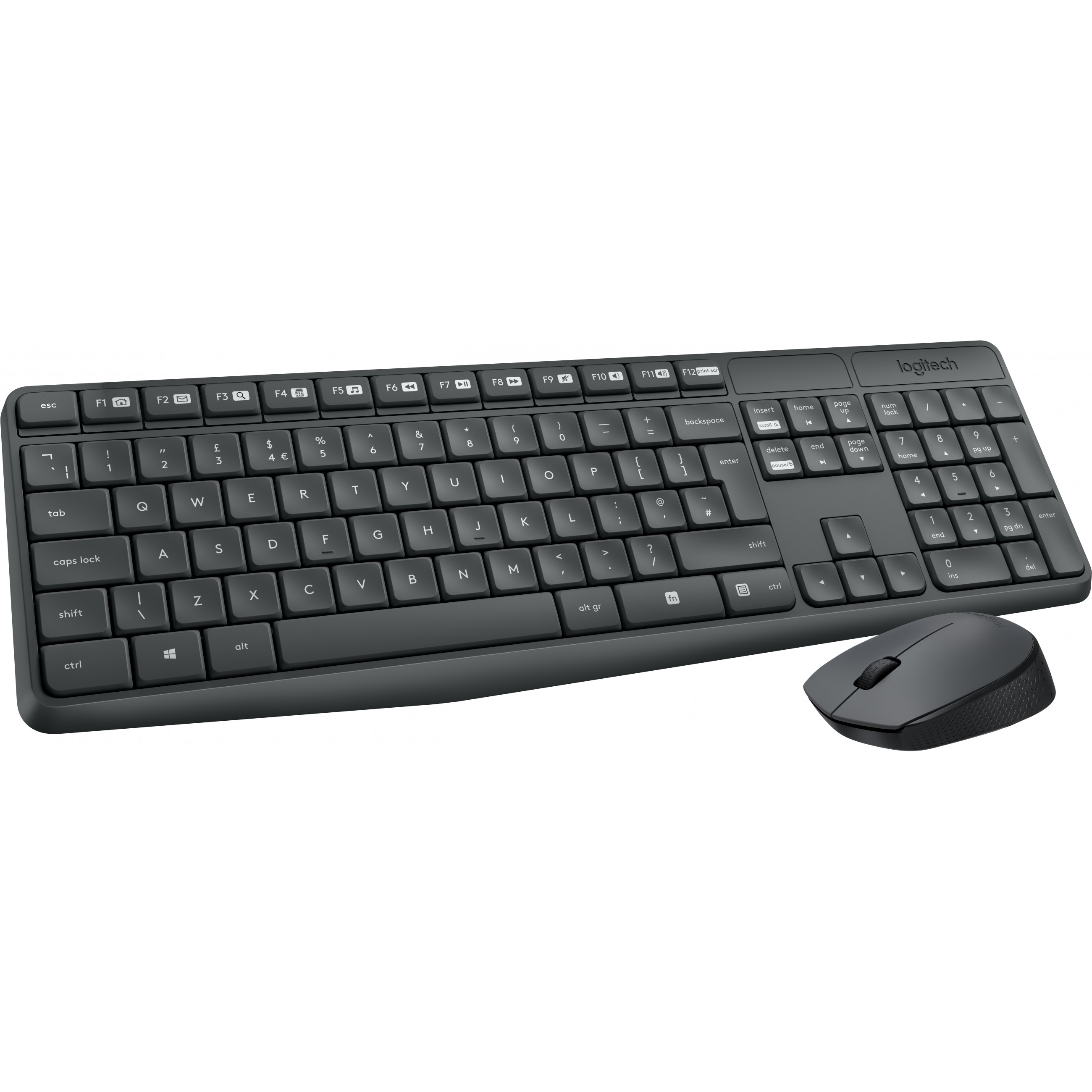 Logitech MK235 Kabelloses Tastatur-Maus-Set